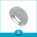 Moda 925 anillo de plata esterlina para muestra gratis (R-0011)